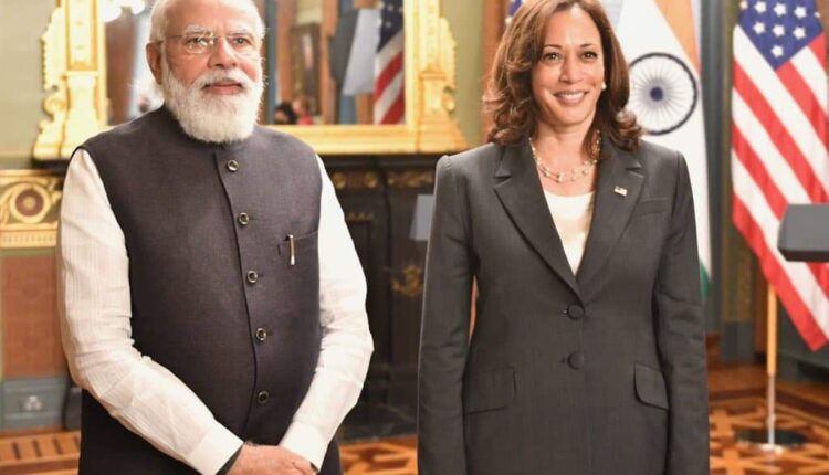 मोदी ने हैरिस से की मुलाका, महामारी में अमेरिकी मदद के लिए हैरिस को दिया धन्यवाद