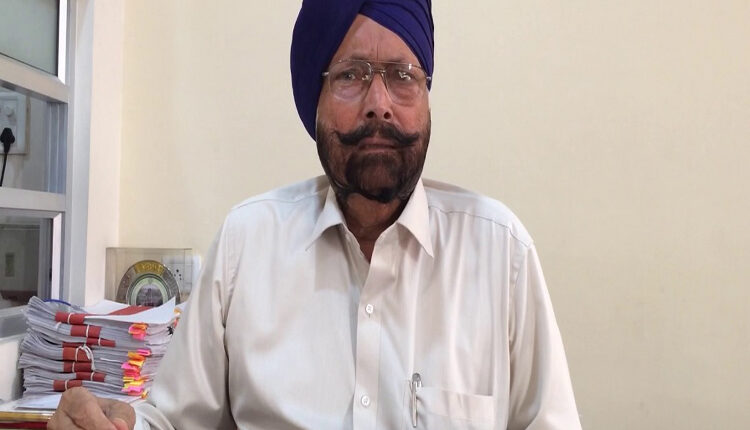 विधायक हरभजन सिंह चीमा नहीं लड़ेंगे चुनाव ,बेटे का उत्तराधिकारी बताया